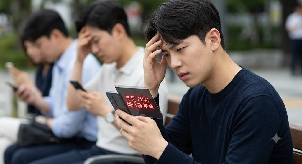 레버리지 ETF 규제로 인한 소액 투자자 혼란 주문 거부 예탁금 부족 메시지를 보며 좌절하는 개미 투자자
